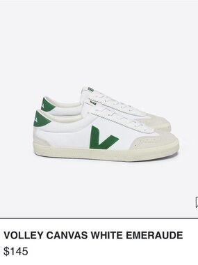 Veja Volley Canvas Sneakers - Women’s Size 8